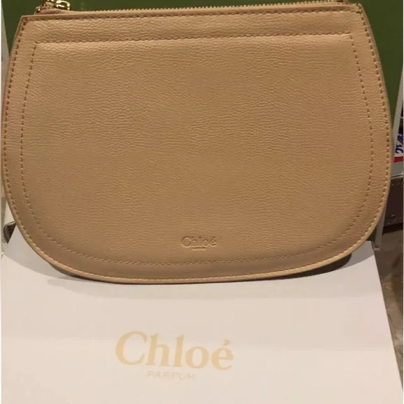COPY - Chloe Leather Pouch Pink Beige with Box Limited Edition - Picture 2 of 3